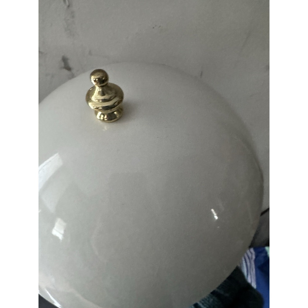 RETRO WHITE DOME MUSHROOM STYLE DESK LAMP 70s UFO Vintage Classic Light WORKS - Picture 7 of 9